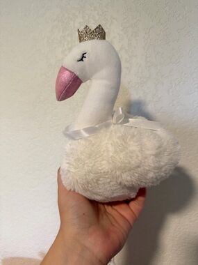 Frankford Sleeping Swan Princess Plush Stuffed Animal Soft 8” Baby Nursery